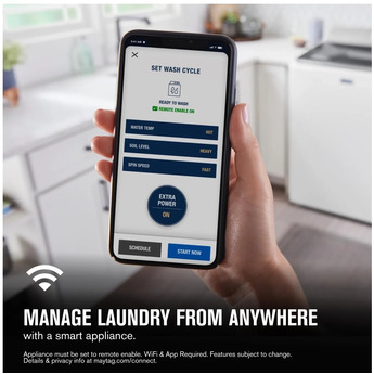 Maytag 4.7 cu.ft. White Top Load Washer with Extra Power Button — thumbnail 24