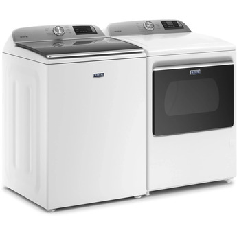 Maytag 4.7 cu.ft. White Top Load Washer with Extra Power Button — thumbnail 6