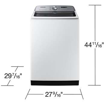 Samsung WA52DG5500AW 5.2 Large Capacity Smart Top Load Washer White — thumbnail 4