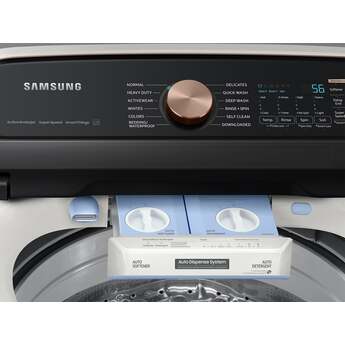 Samsung WA55CG7500AE 5.5 cu. ft. Extra-Large Capacity Smart Top Load Washer Ivory — thumbnail 10