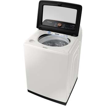 Samsung WA55CG7500AE 5.5 cu. ft. Extra-Large Capacity Smart Top Load Washer Ivory — thumbnail 4