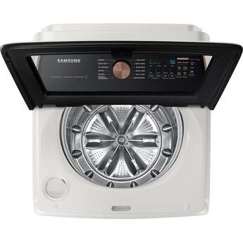 Samsung WA55CG7500AE 5.5 cu. ft. Extra-Large Capacity Smart Top Load Washer Ivory — thumbnail 5