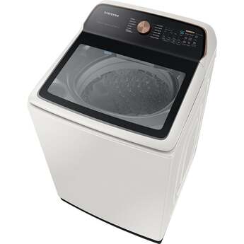 Samsung WA55CG7500AE 5.5 cu. ft. Extra-Large Capacity Smart Top Load Washer Ivory — thumbnail 6