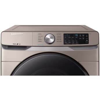 Samsung 27" 4.5 cu. ft. Champagne Stackable Front Load Washer with Steam Sanitize - Energy Star — thumbnail 3