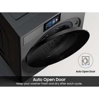 Samsung WF90F53ADS 27 Inch 5.3 Cu. Ft.Ultra Capacity Washer Dark Steel — thumbnail 6