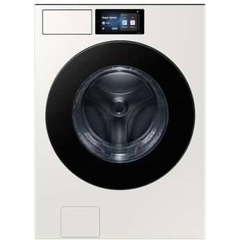 Samsung WF90F53ADY 27 Inch 5.3 Cu. Ft.Ultra Capacity Washer Ivory