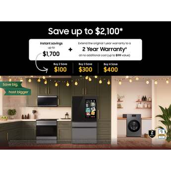 Samsung WF90F53ADY 27 Inch 5.3 Cu. Ft.Ultra Capacity Washer Ivory — thumbnail 3