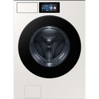 Samsung WF90F53ADY 27 Inch 5.3 Cu. Ft.Ultra Capacity Washer Ivory — thumbnail 7