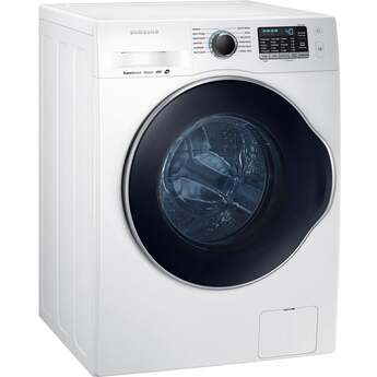 Samsung 2.2 Cu. Ft. White Stackable Front Load Washer with Steam Sanitize - Energy Star — thumbnail 5