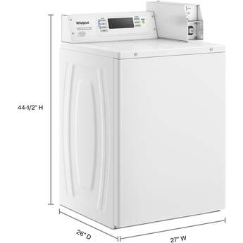 Whirlpool CAE2779JQ Commercial Top-Load Washer White — thumbnail 46