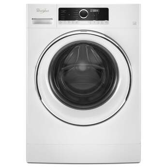 Whirlpool 24" 2.3 cu. ft. White Stackable Front Load Washer with Sanitize - Energy Star