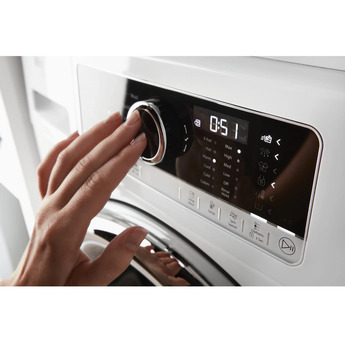 Whirlpool 24" 2.3 cu. ft. White Stackable Front Load Washer with Sanitize - Energy Star — thumbnail 14