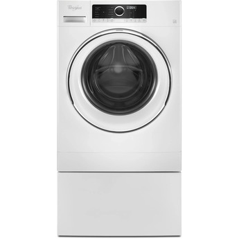 Whirlpool 24" 2.3 cu. ft. White Stackable Front Load Washer with Sanitize - Energy Star — thumbnail 16