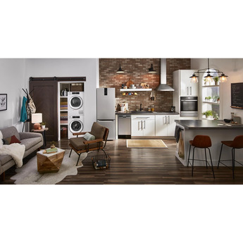 Whirlpool 24" 2.3 cu. ft. White Stackable Front Load Washer with Sanitize - Energy Star — thumbnail 21