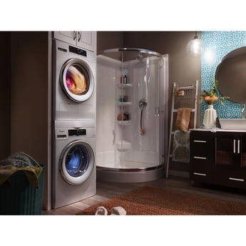 Whirlpool 24" 2.3 cu. ft. White Stackable Front Load Washer with Sanitize - Energy Star — thumbnail 22