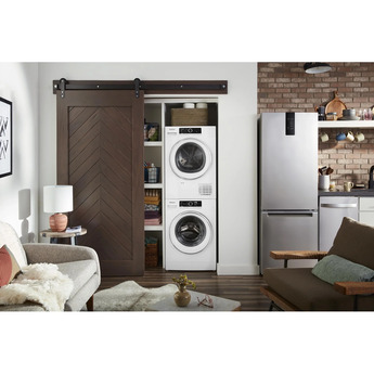 Whirlpool 24" 2.3 cu. ft. White Stackable Front Load Washer with Sanitize - Energy Star — thumbnail 24