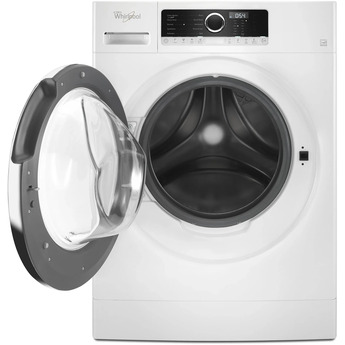 Whirlpool 24" 2.3 cu. ft. White Stackable Front Load Washer with Sanitize - Energy Star — thumbnail 26