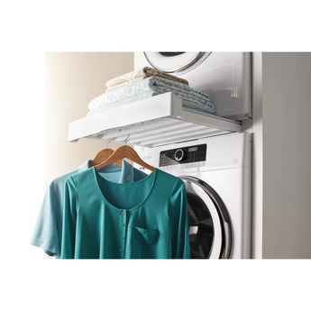 Whirlpool 24" 2.3 cu. ft. White Stackable Front Load Washer with Sanitize - Energy Star — thumbnail 3