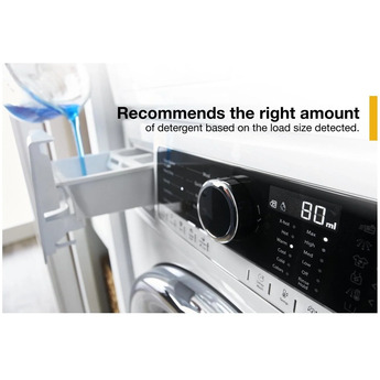 Whirlpool 24" 2.3 cu. ft. White Stackable Front Load Washer with Sanitize - Energy Star — thumbnail 5