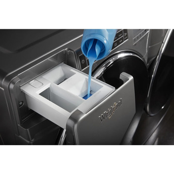Whirlpool 4.3 cu.ft. Chrome Shadow Front Load Washer with Sanitize — thumbnail 10
