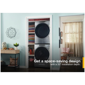 Whirlpool 4.3 cu.ft. Chrome Shadow Front Load Washer with Sanitize — thumbnail 19