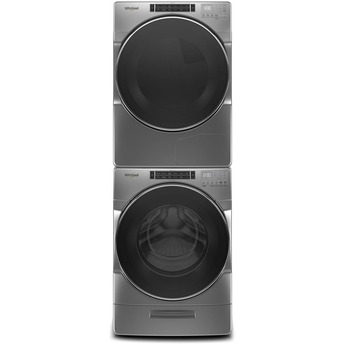 Whirlpool 4.3 cu.ft. Chrome Shadow Front Load Washer with Sanitize — thumbnail 4