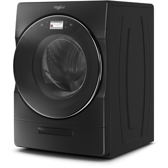 Whirlpool 5.0 cu.ft Black Front Load Washer with Sanitize — thumbnail 12