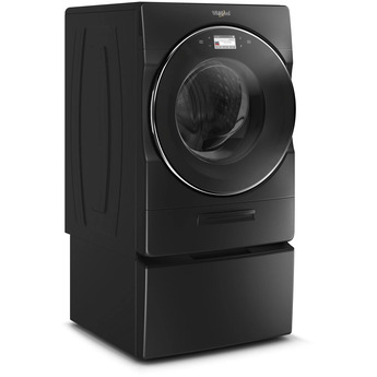 Whirlpool 5.0 cu.ft Black Front Load Washer with Sanitize — thumbnail 17