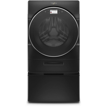 Whirlpool 5.0 cu.ft Black Front Load Washer with Sanitize — thumbnail 5