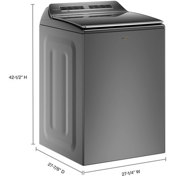 Whirlpool 5.3 cu.ft. Chrome Shadow Top Load Washer with Sanitize - Energy Star — thumbnail 13