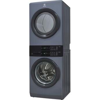 Electrolux ELTE7300AD 27 Inch Vented Laundry Tower: Denim Denim Blue — thumbnail 4