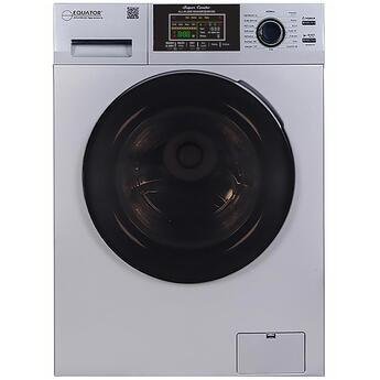 Equator EZ4700CSILVER 24 Inch Silver Washer/Dryer Combo with 1.62 cu. ft. Capacity
