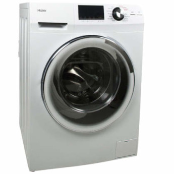 Haier 4 3 Cu Ft Smart 240 Volt White Stackable Electric Vented Dryer Energy Star Qfd15essnww The Home Depot