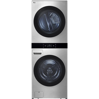LG Studio SWWE50N3 WashTower Series Noble Steel Electric Laundry Center with 5 cu. ft. Washer Capacity