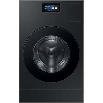 Samsung 27 Inch All-In-One Washer/Dryer: Brushed Black