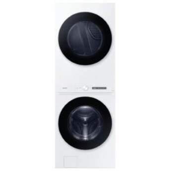 Samsung Bespoke AI Laundry Hub™ 4.6 cu. ft. Large Capacity Single Unit Washer with Steam Wash and 7.6 cu. ft. Gas Dryer: White