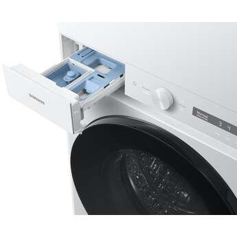 Samsung Bespoke AI Laundry Hub™ 4.6 cu. ft. Large Capacity Single Unit Washer with Steam Wash and 7.6 cu. ft. Gas Dryer: White — thumbnail 25