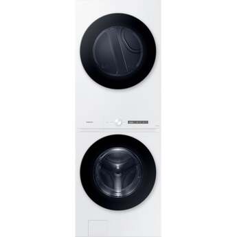 Samsung Bespoke AI Laundry Hub™ 4.6 cu. ft. Large Capacity Single Unit Washer with Steam Wash and 7.6 cu. ft. Gas Dryer: White — thumbnail 5