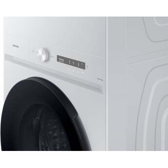 Samsung Bespoke AI Laundry Hub™ 4.6 cu. ft. Large Capacity Single Unit Washer with Steam Wash and 7.6 cu. ft. Gas Dryer: White — thumbnail 9