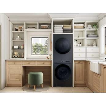 Samsung Bespoke AI Laundry Hub™ 4.6 cu. ft. Large Capacity Single Unit Washer with Flex Auto Dispense System and 7.6 cu. ft. Dryer : Brushed Black, Electric — thumbnail 28