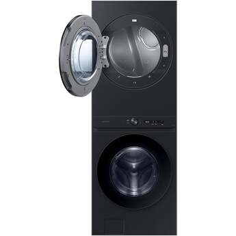 Samsung Bespoke AI Laundry Hub™ 4.6 cu. ft. Large Capacity Single Unit Washer with Flex Auto Dispense System and 7.6 cu. ft. Dryer : Brushed Black, Gas — thumbnail 5