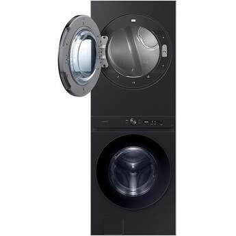 Samsung Bespoke AI Laundry Hub™ 4.6 cu. ft. Large Capacity Single Unit Washer with Flex Auto Dispense System and 7.6 cu. ft. Dryer : Brushed Black, Gas — thumbnail 8