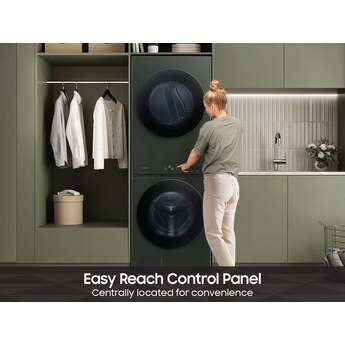 Samsung WH53DBH700GF Bespoke AI Laundry Hub™ 5.3 cu. ft. Ultra Capacity Single Unit Washer Satin Green — thumbnail 16