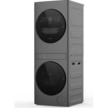 Whirlpool WFH5424SJ 24 Inch Ventless Heat Pump Laundry Tower Titanium Metallic — thumbnail 8