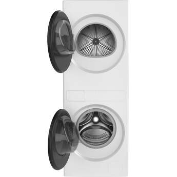 Whirlpool WFH5424SW 24 Inch Ventless Heat Pump Laundry Tower White — thumbnail 2