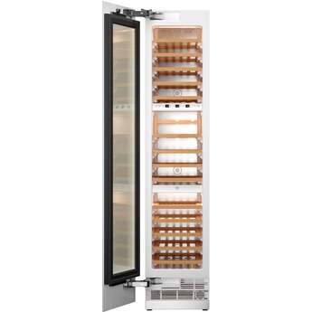 Bertazzoni REF18WCBPLV 18 Inch Built-In Wine Column, Panel Ready: Panel Ready, Left Panel Ready