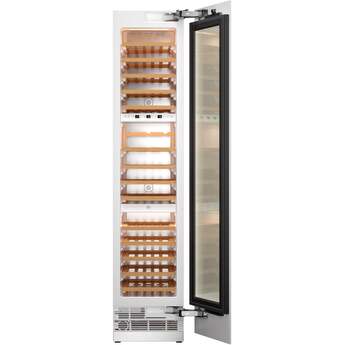 Bertazzoni REF18WCBPRV 18 Inch Built-In Wine Column, Panel Ready: Panel Ready, Right Panel Ready