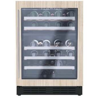Elica 24 Inch 4.8 Cu. Ft. Undercounter Dual Zone Wine Cellar With 5 Full Extension Beechwood Racks: Panel Ready