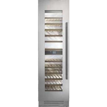 Fulgor Milano F7SWC24S1L 24 Inch Built In Column Wine Reserve Dual Zone: Stainless Steel Left Stainless Steel