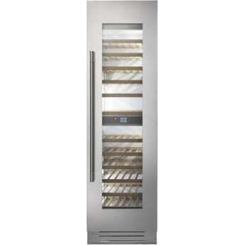 Fulgor Milano F7SWC24S1R 24 Inch Built In Column Wine Reserve Dual Zone: Stainless Steel Right Stainless Steel